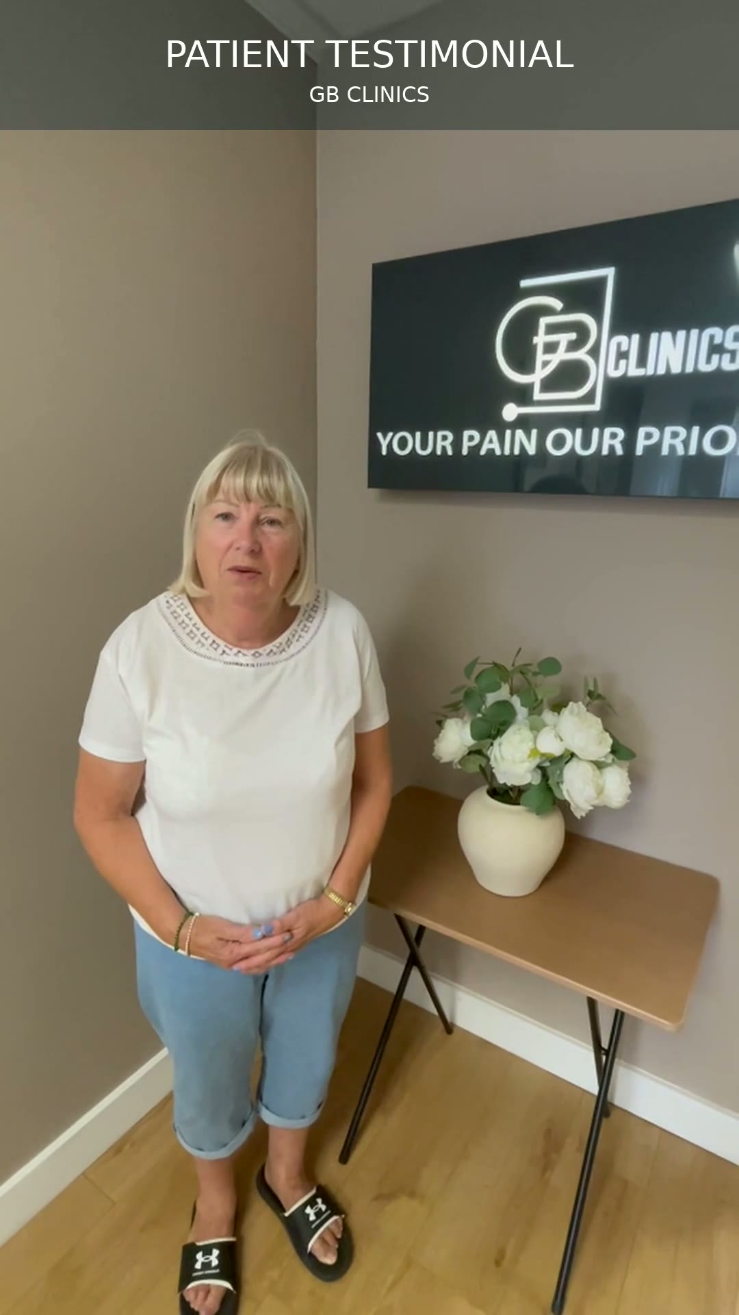 Patient testimonial — ultrasound-guided injection